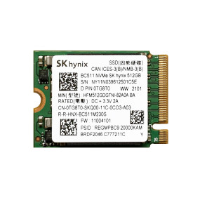 Накопитель SSD M.2 2230 512GB Hynix HFM512GDGTNI / TLC / PCI-Express NVMe