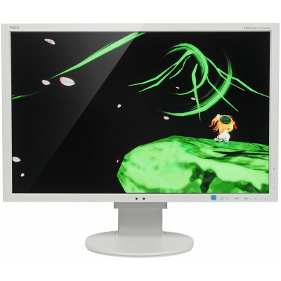 Монитор 24" NEC EA244WMi / 1920x1080 FullHD / LED / IPS / 5 мс / VGA, DVI, HDMI, DiplayPort, USB hub 2.0 / Класс А