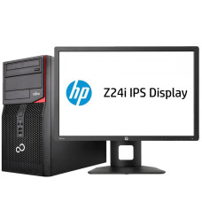 Комплект Компьютер Fujitsu Esprimo P520 E85+ MT (i5-4570/8/120SSD/500) + Монитор 24" HP Z24i