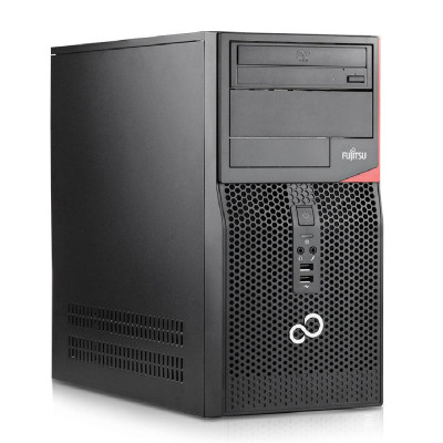 Компьютер Fujitsu Esprimo P556 E85+ / i5-6500 / DDR4 16 ГБ / HDD+SSD 240 ГБ / 1000 ГБ / GeForce GTX 1050 Ti 4Gb / 280 Вт / 4 / 4