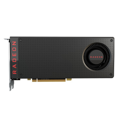 Б/У Видеокарта Radeon RX 480 8Gb BLACK OC 8 ГБ / 256 бит / GDDR5 / 8000 MHz / Стандартная