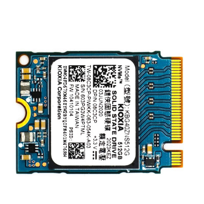 Накопичувач SSD M.2 2230 512GB Kioxia KBG40ZNS512G / NVMe