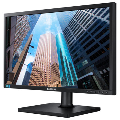 Б/У Монитор 24" Samsung S24E650XW / 1920x1200 / WLED / PLS / 4 мс / VGA, DVI, DisplayPort, USB hub 2.0, Audio / Класс А /