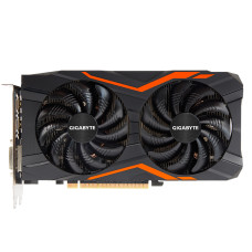 Видеокарта GIGABYTE GeForce GTX1050 Ti 4 ГБ / 128 бит / GDDR5 / 7008 МГц / Стандартная