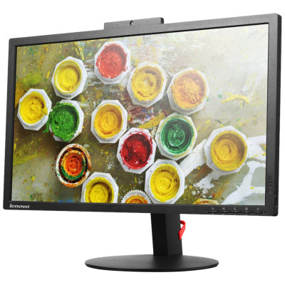 Б/В Монитор 24" Lenovo ThinkVision T2424zA / 1920x1080 FullHD / WLED / IPS / 7 мс / VGA, HDMI, DisplayPort, USB hub / Класс Б /