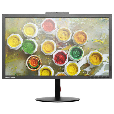 Б/В Монитор 24" Lenovo ThinkVision T2424zA / 1920x1080 FullHD / WLED / IPS / 7 мс / VGA, HDMI, DisplayPort, USB hub / Класс Б /