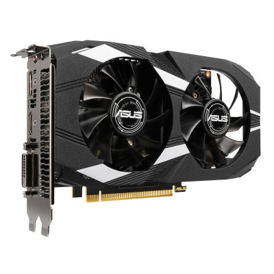 Б/У Видеокарта ASUS GeForce GTX1650 4Gb DUAL 4 ГБ / 128 Bit / GDDR5 / 8000 MHz / Стандартная