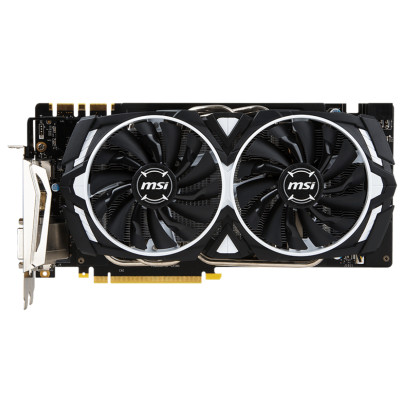 Відеокарта MSI PCI-Ex GeForce GTX 1070 8GB Armor GDDR5 (GTX 1070 ARMOR 8G OC) 8 ГБ / 256 біт / GDDR5 / 8008 МГц / Стандартна