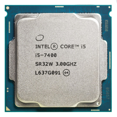 Процесор Intel Core i5-7400 / 6 МБ / 3000 МГц / Socket 1151 / 4 / 4
