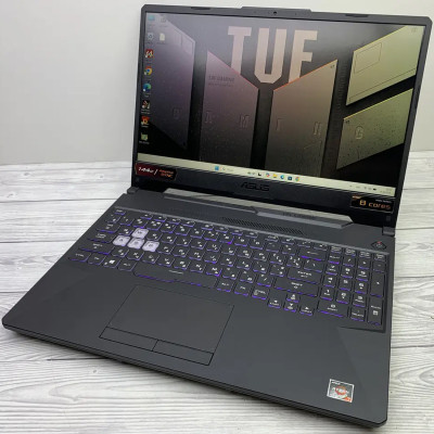 Б/У Игровой ноутбук Asus TUF A15 FA506 / 15.6” 1920x1080 FullHD / AMD Ryzen 7 5800H (3.2 - 4.4 ГГц) / 32 ГБ / SSD 512 ГБ / NVIDIA GeForce RTX 3050 Ti 4Gb / Класс А- Б/У Игровой ноутбук Asus TUF A15 FA506 / 15.6” 1920x1080 FullHD / AMD Ryzen 7 5800H (3.2 - 4.4 ГГц) / 32 ГБ / SSD 512 ГБ / NVIDIA GeForce RTX 3050 Ti 4Gb / Класс А-
