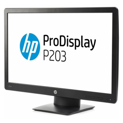 Б/У Монитор 20" HP P203 / 1600x900 HD+ / WLED / TN / 5 мс / VGA, DisplayPort / Класс А Б/У Монитор 20" HP P203 / 1600x900 HD+ / WLED / TN / 5 мс / VGA, DisplayPort / Класс А